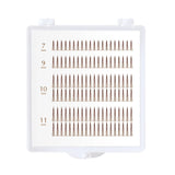 DUP Quick Extension False Eyelashes #04 A-Type Brown