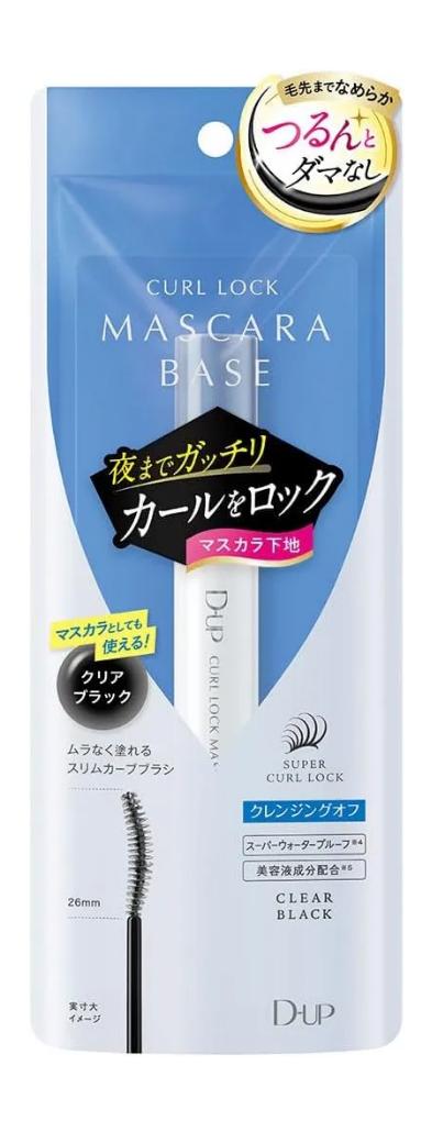 Dup Curl Rock Mascara Base Clear Black 27g