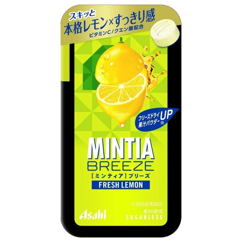 Asahi Mintia Breeze Fresh Lemon Candies 30pcs