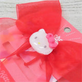Sanrio三丽鸥纱质蝴蝶结发圈Hello Kitty