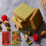 Pista & Tokyo Sandwich Cookies Pistachio & Raspberry 5pcs