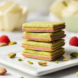 Pista & Tokyo Sandwich Cookies Pistachio & Raspberry 5pcs
