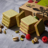 Pista & Tokyo Sandwich Cookies Pistachios & Cranberries 10pcs