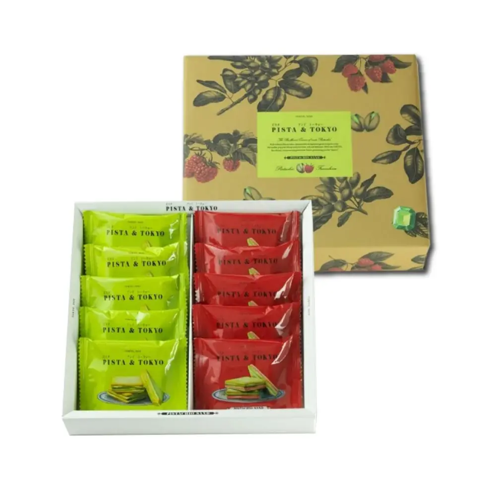 Pista & Tokyo Sandwich Cookies Pistachios & Cranberries 10pcs