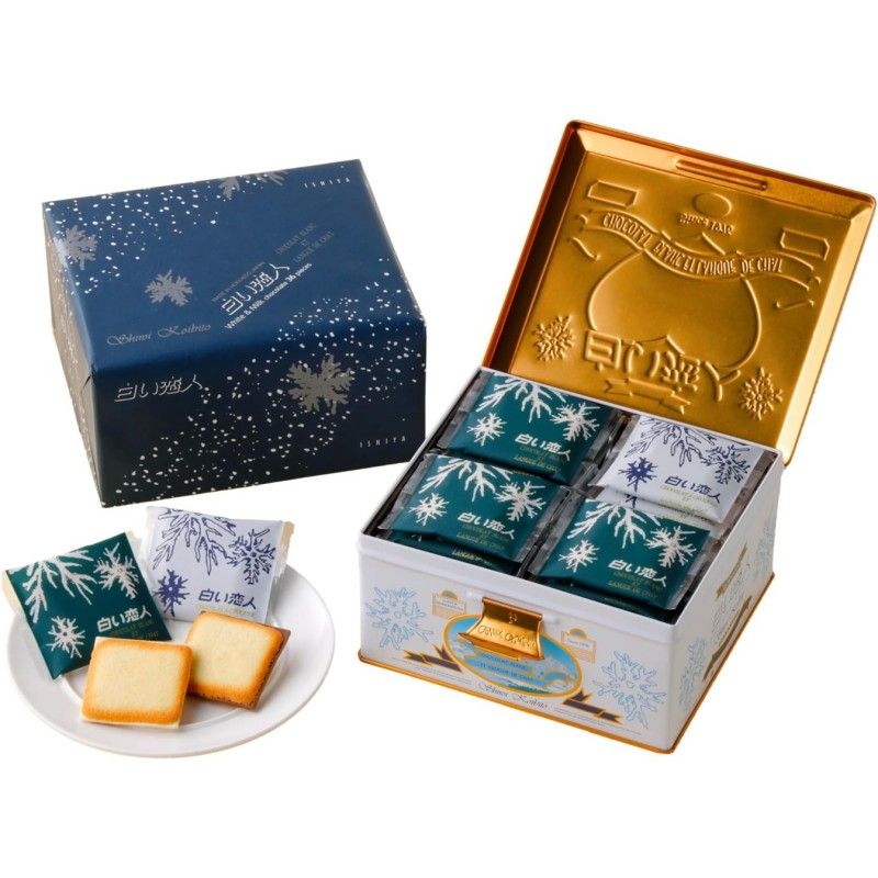 Shiroi Koibito Assortment Hokkaido Cookie White & Black Chocolate 24pcs