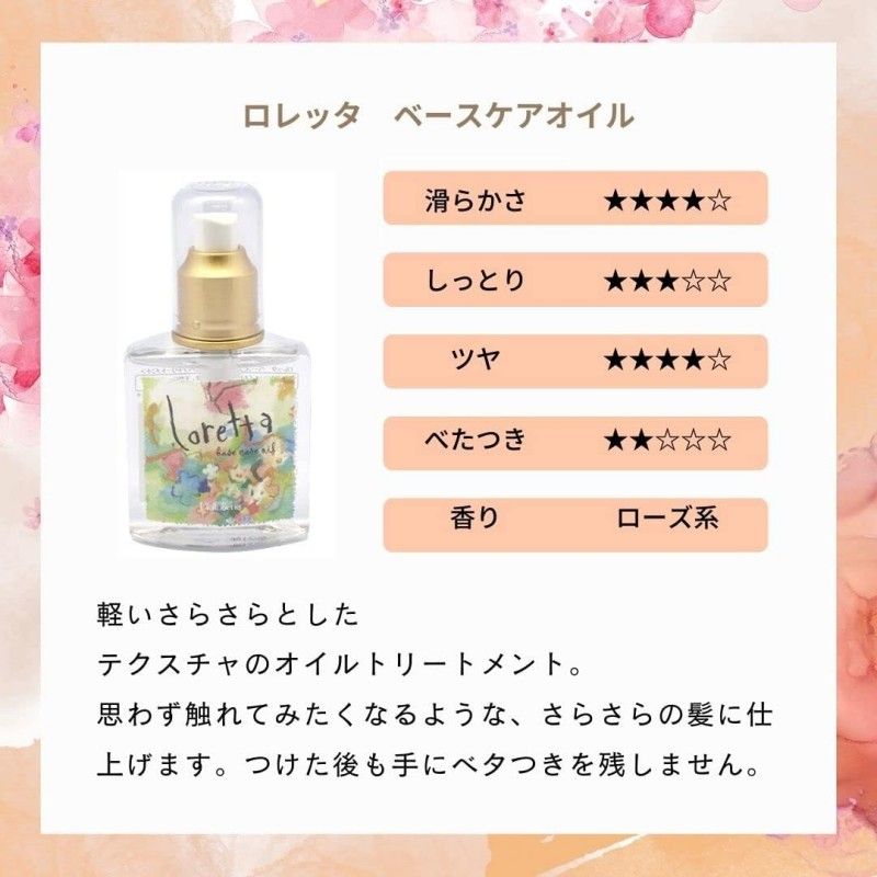 Loretta洛丽塔玫瑰护发精油保湿修复去毛躁 120ml