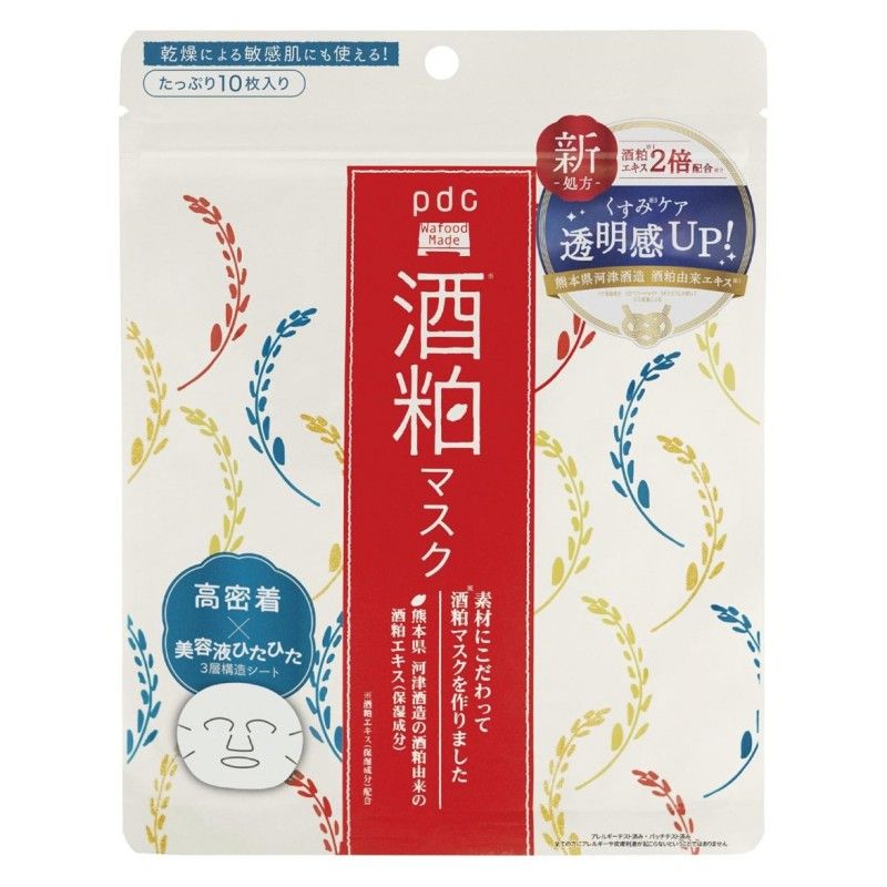 PDC Wafood Made Sake Lees Pack Face Pack 170g