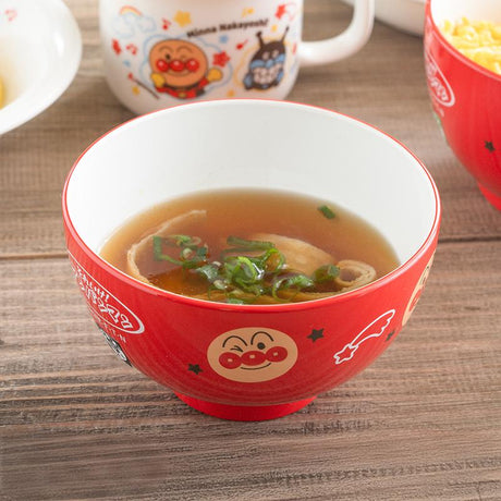 Anpanman面包超人红色辅食碗