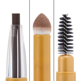 Sana莎娜Excel三合一眉笔眉粉眉刷自然立体持久#PD01自然棕