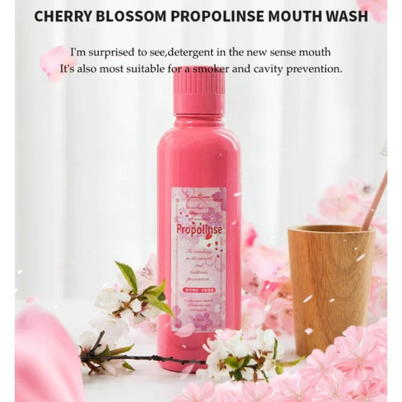 Propolinse比那氏漱口水粉色樱花 600ml