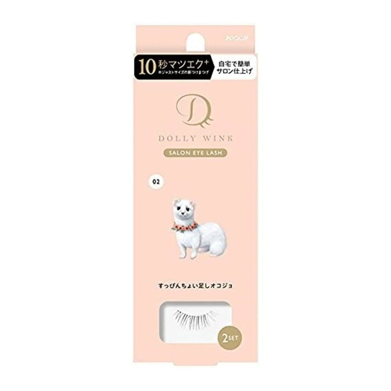 Koji Dolly Wink Salon Eye Lash No.2 Natural Look Ermine