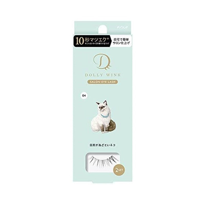 Koji寇吉Dolly Wink益若翼10秒假睫毛局部自然仿真#04心机眼尾