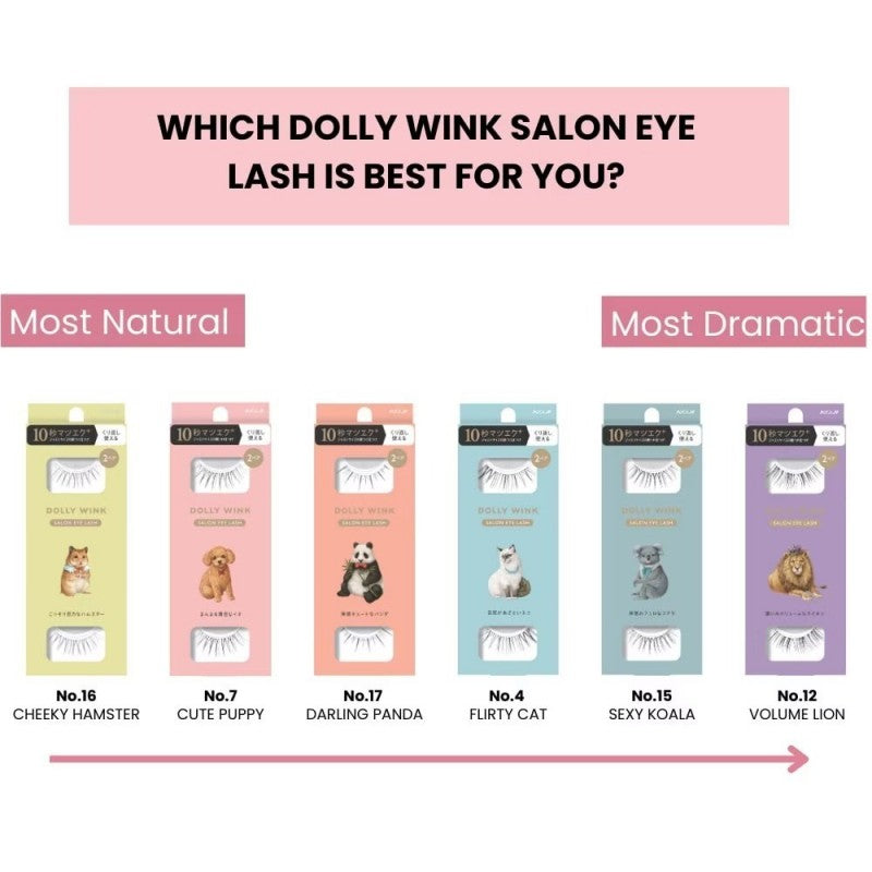 Koji寇吉Dolly Wink益若翼10秒假睫毛局部自然仿真#04心机眼尾