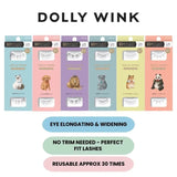 Koji蔻吉Dolly Wink益若翼假睫毛动物主题#02白貂素颜自然