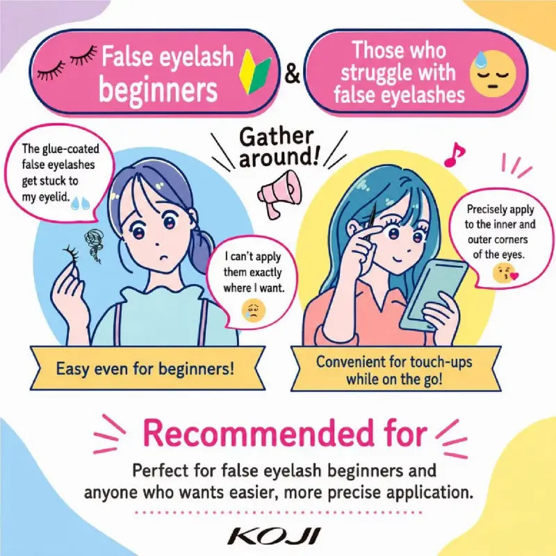 Koji False Eyelash Fix Pen Glue Black