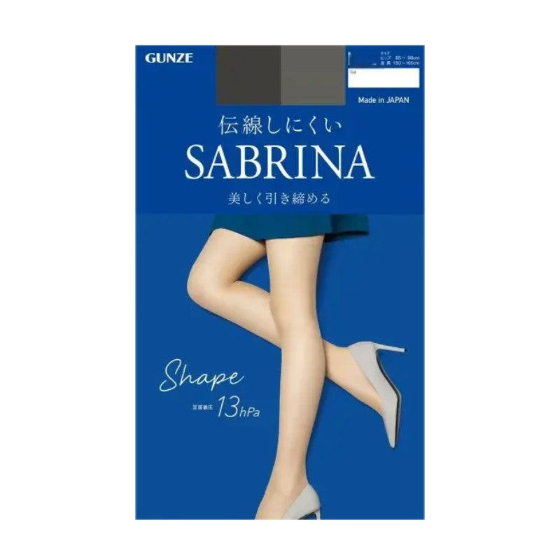 Gunze Sabrina Compression Pantyhose Black L-LL
