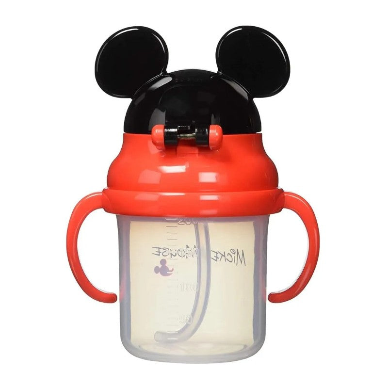 Skater Two Handed Straw Plastic Mug Mickey 230ml