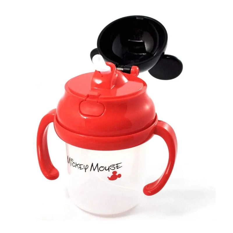 Skater Two Handed Straw Plastic Mug Mickey 230ml
