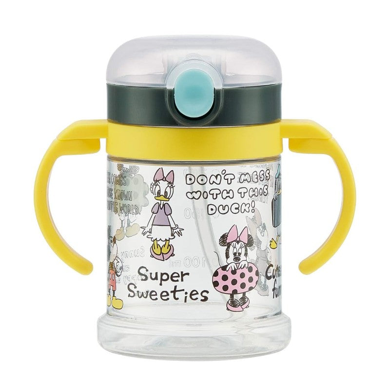 Skater Straw Mug With Double Handed Handles Mickey 260ml