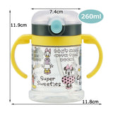 Skater Straw Mug With Double Handed Handles Mickey 260ml