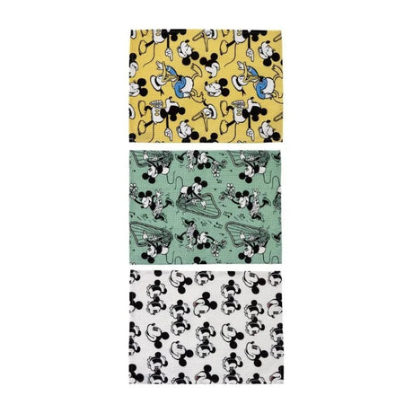 Skater Disney Mickey Mouse Waffle Dough Cloths 31*41cm 3pcs