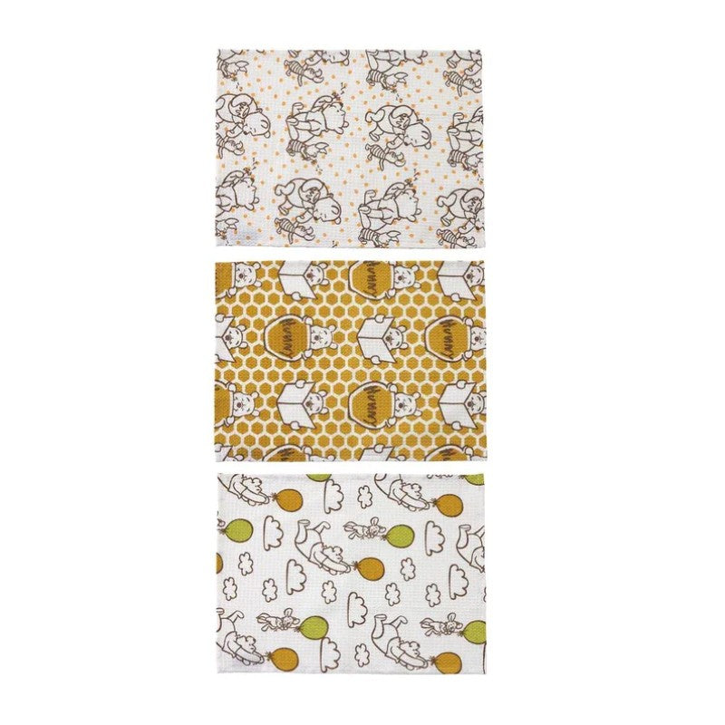 Skater Waffle Dough Towels Winnie The Pooh 31*41cm 3pcs