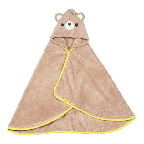 Skater Quick-Drying Hooded Bath Towel Poncho Bear 92*108cm