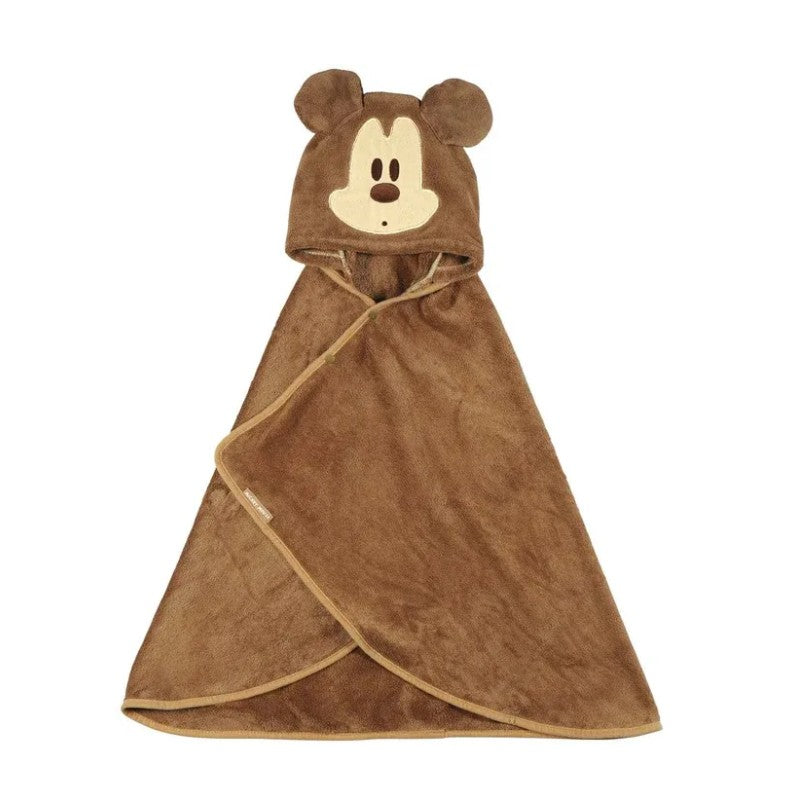 Skater Quick-Drying Bath Poncho Hooded Mickey Mouse