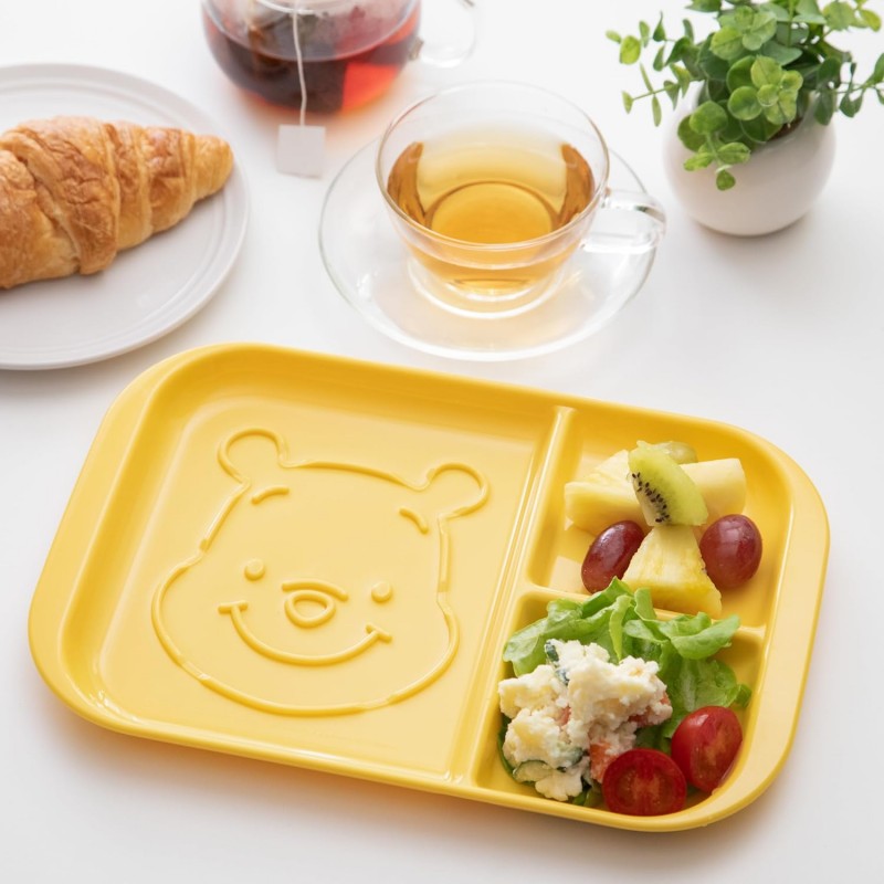 Skater Divided Morning Plate Winnie The Pooh