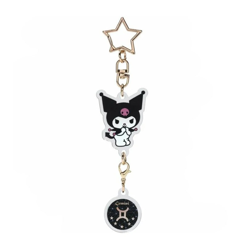 Sanrio Acrylic Zodiac Sign Keychain Kuromi Gemini