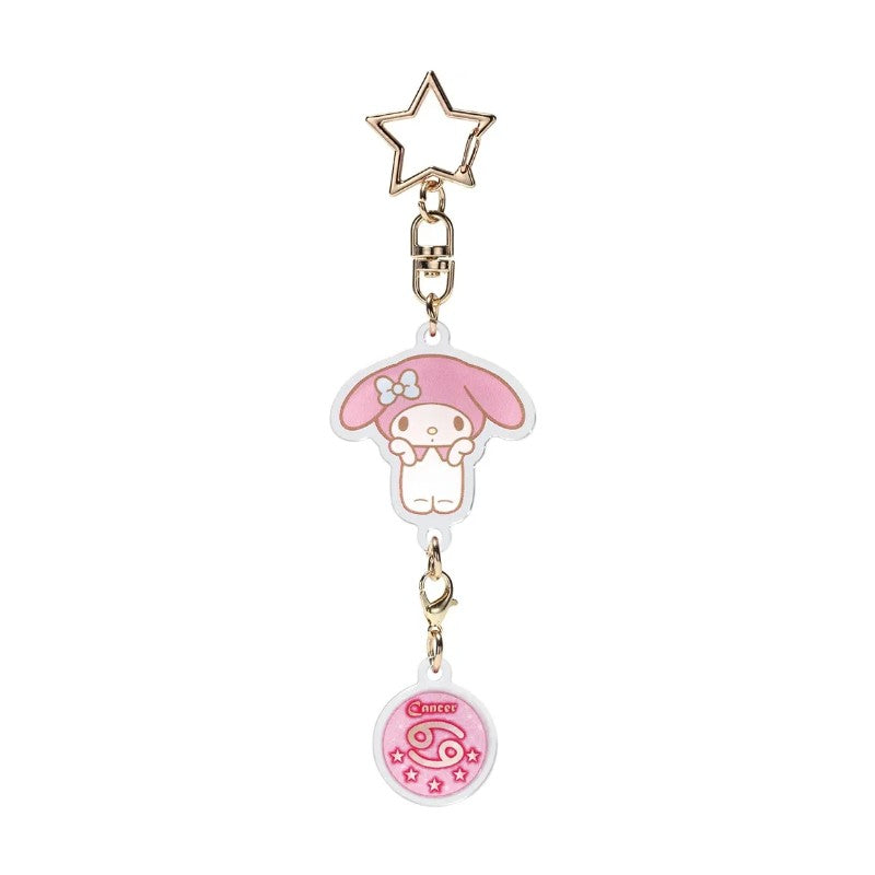 Skater Acrylic Zodiac Sign Keyring My Melody Cancer
