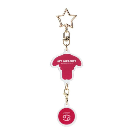 Skater Acrylic Zodiac Sign Keyring My Melody Cancer