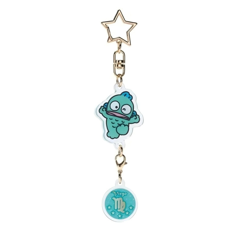 Skater Acrylic Zodiac Sign Keyring Sanrio Hangyodon Virgo
