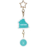 Skater Acrylic Zodiac Sign Keyring Sanrio Hangyodon Virgo