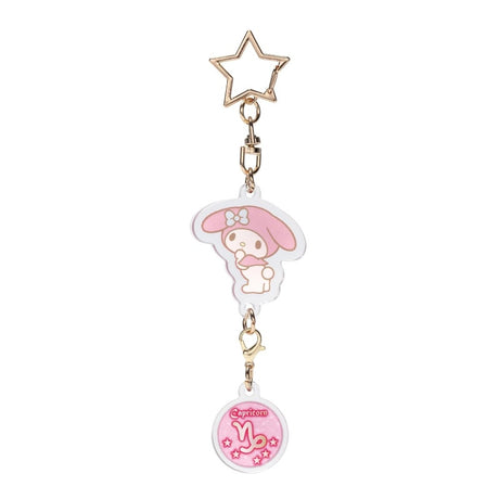 Skater Acrylic Zodiac Sign Key Holder My Melody Capricorn