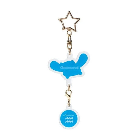 Skater Acrylic Zodiac Sign Keyring Cinnamoroll