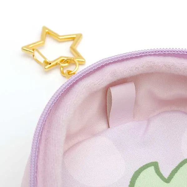 San-X角落生物收纳包挂饰紫色小猫款