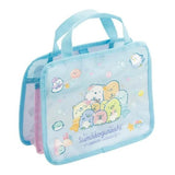 San-X Hot Spring Spa Bag Sumikko Gurashi Penguin Lagoon Blue