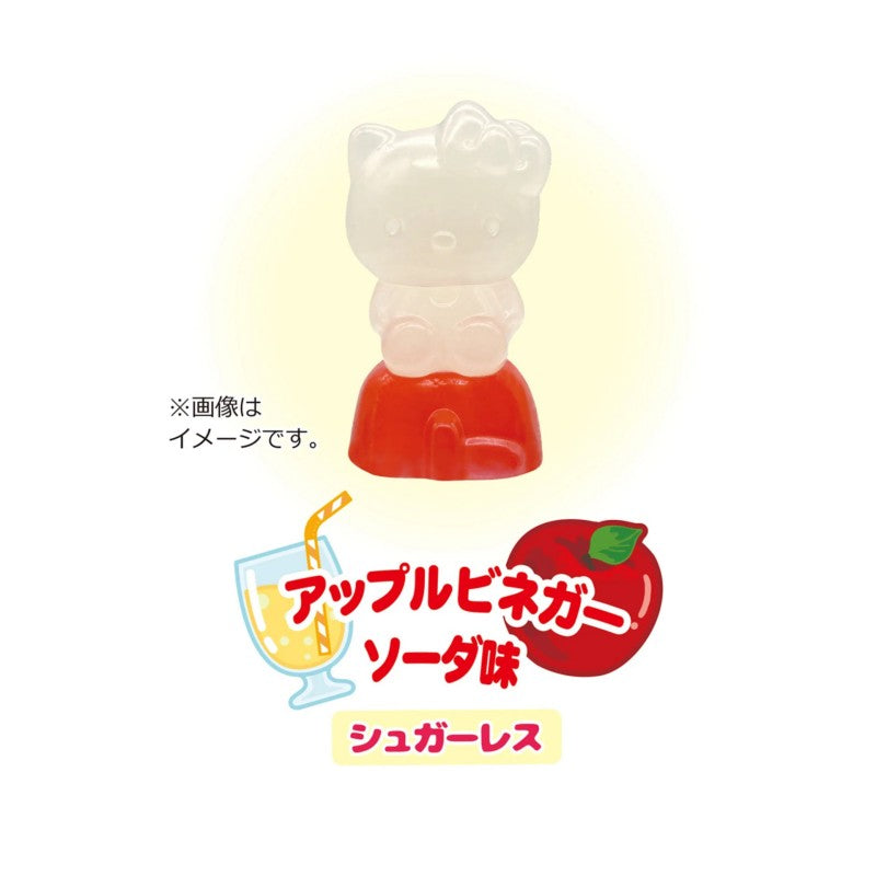 Bandai Heart 4D Gummy Hello Kitty Apple Soda Flavor 55g