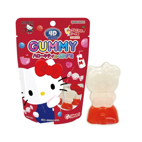 Bandai Heart 4D Gummy Hello Kitty Apple Soda Flavor 55g