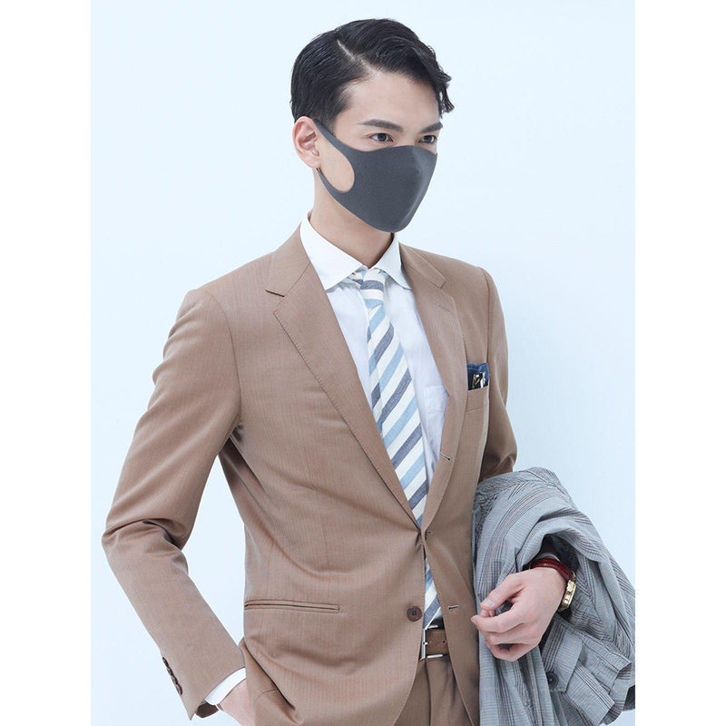 Arax Pitta Mask Gray Regular Size Mask 3pcs