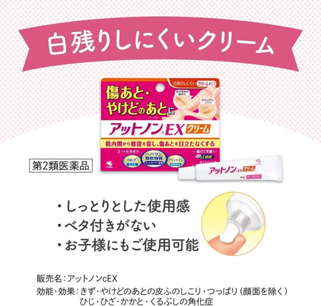 Kobayashi Atnon Scar Removal Medicated Ex Cream 15g