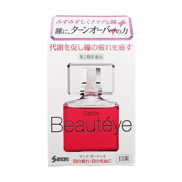 Santen眼药水Beauteye玫瑰滴眼液缓解眼疲劳 12ml
