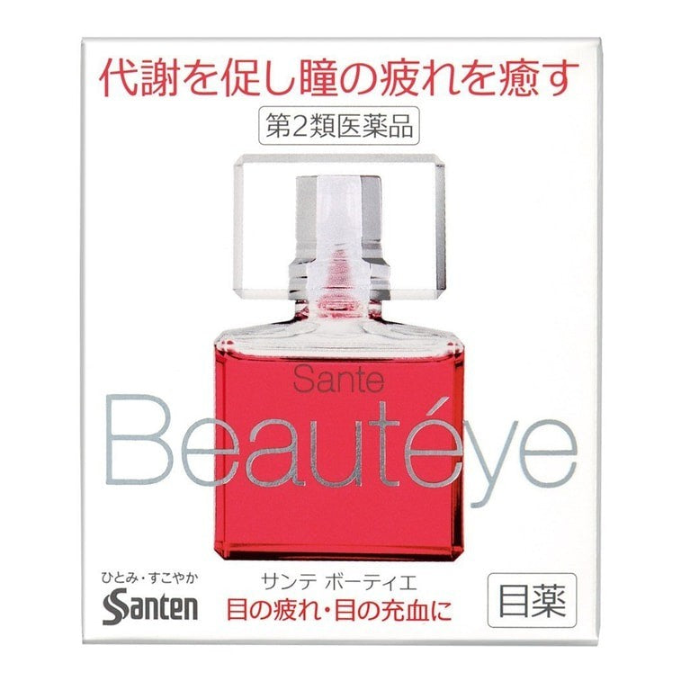 Santen眼药水Beauteye玫瑰滴眼液缓解眼疲劳 12ml
