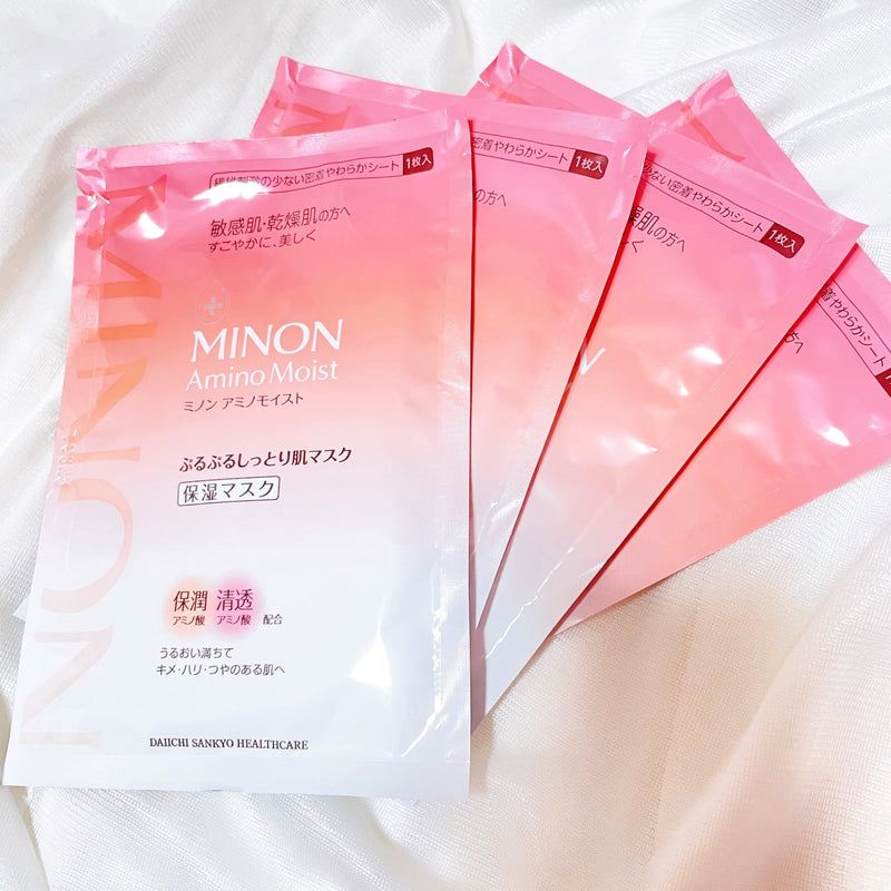 Daiichi Sankyo Minon Amino Moist High Moisture Face Mask 4pcs