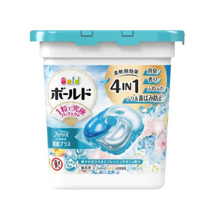 P&G Bold 4-in-1 Laundry Capsules 4D Gel Ball Flower & Savon 11pcs