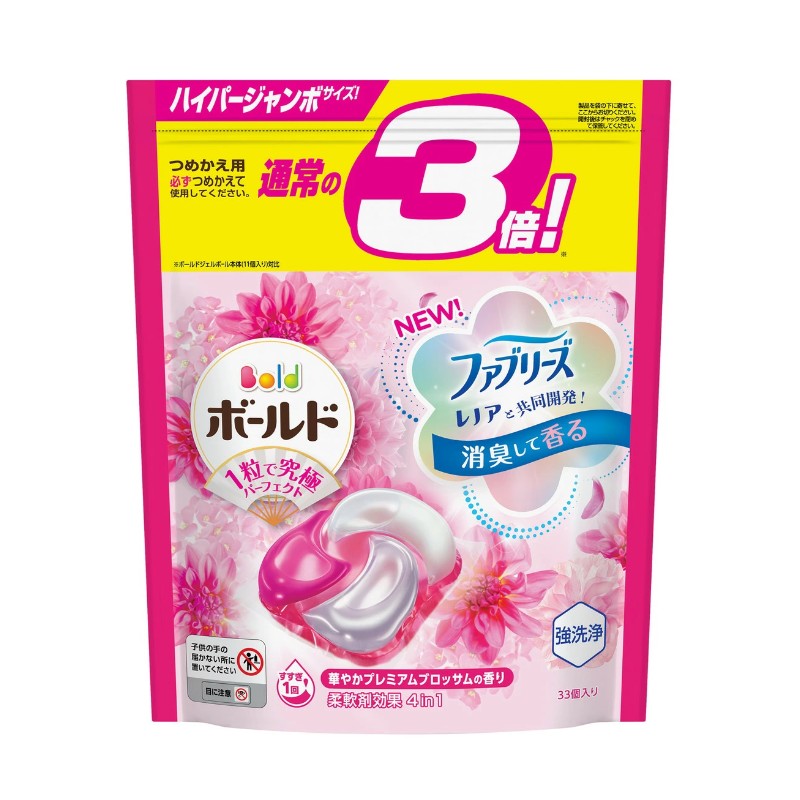 P&G Bold Laundry Gel Ball Premium Blossom 33pcs