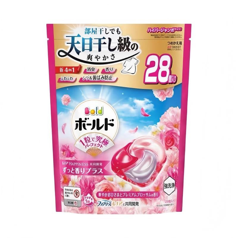 P&G Bold Gel Ball 4-in-1 Laundry Detergent Refill Premium Blossom 28pcs