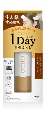 Hoyu Cielo 1-Day Cover Gray Comb Hair Color Light Brown