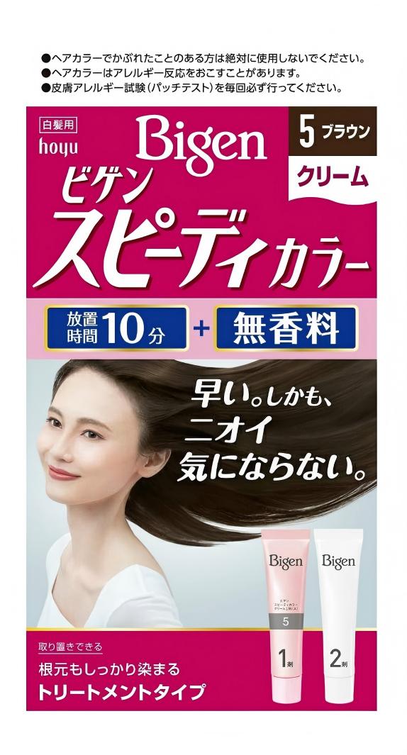Hoyu Bigen Hair Color Cream #5 Brown